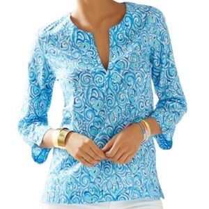 Lilly Pulitzer Amelia Island Tunic Chasing Tail